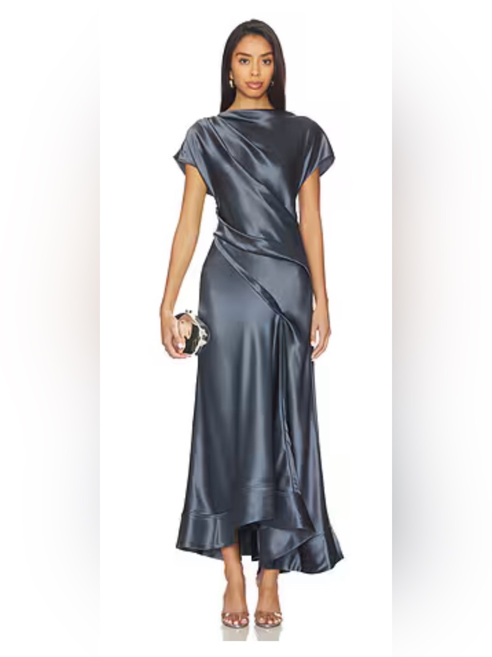 Acler Glatton Maxi Dress Slate